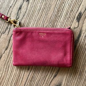 Fossil leather wallet